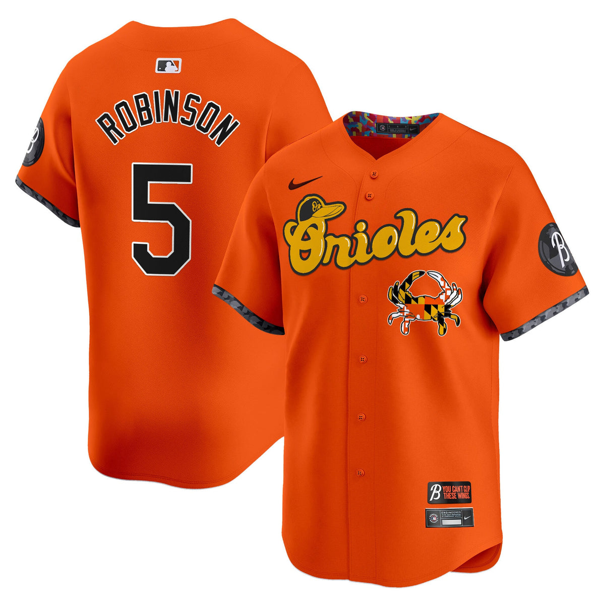 BAL Maryland Blue Crab Vapor Premier Limited Jersey - Stitched