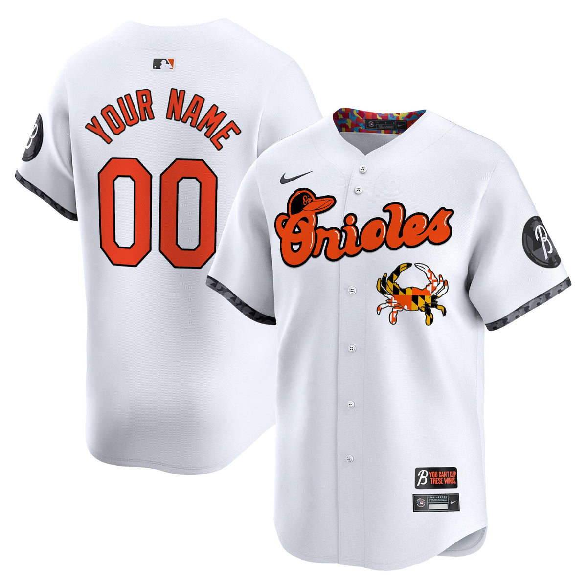 BAL Maryland Blue Crab Vapor Premier Limited Custom Jersey - Stitched