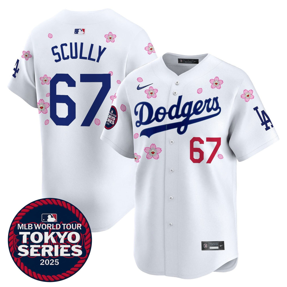 LAD Tokyo Series 2025 Vapor Premier Limited Jersey V2 - Stitched