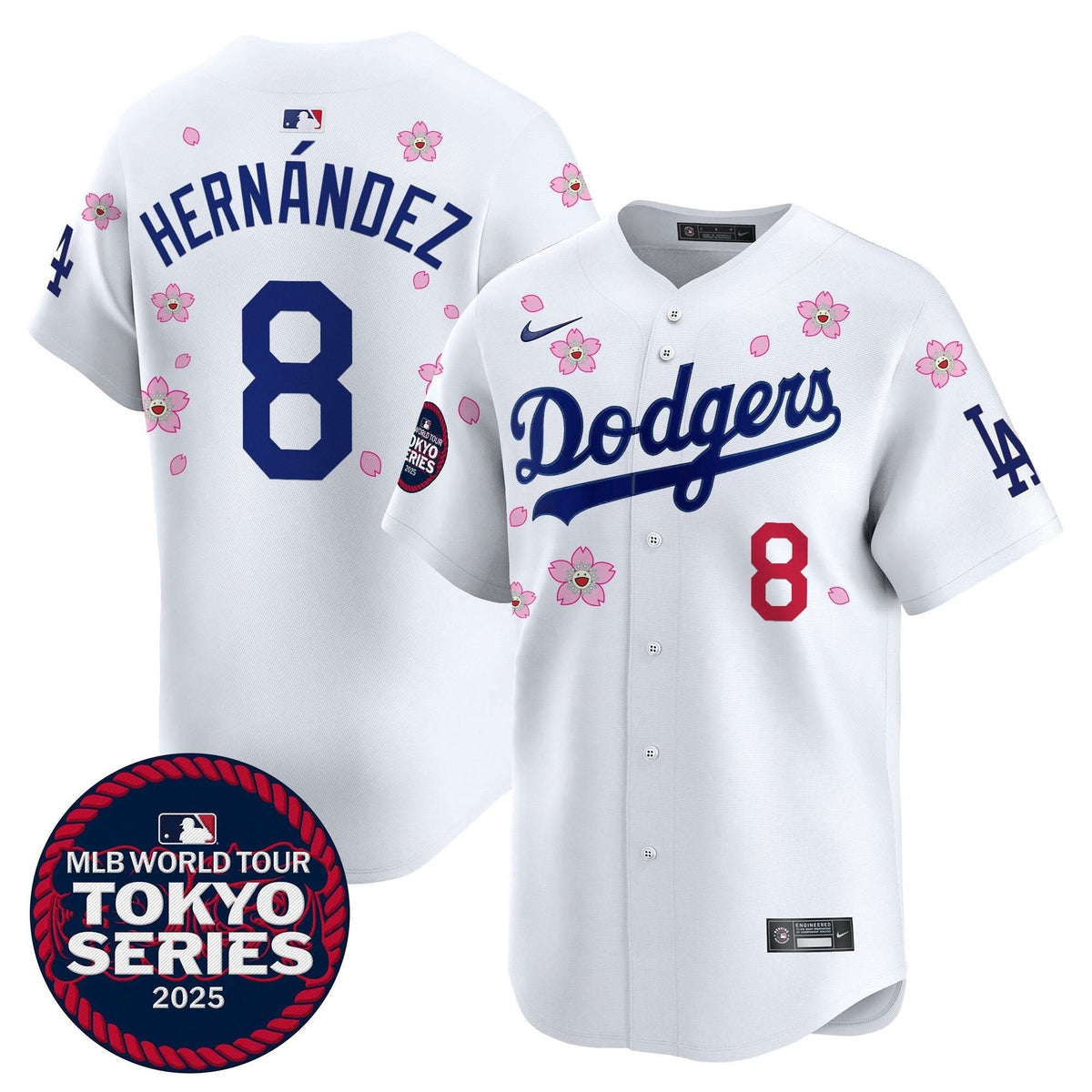 LAD Tokyo Series 2025 Vapor Premier Limited Jersey V2 - Stitched