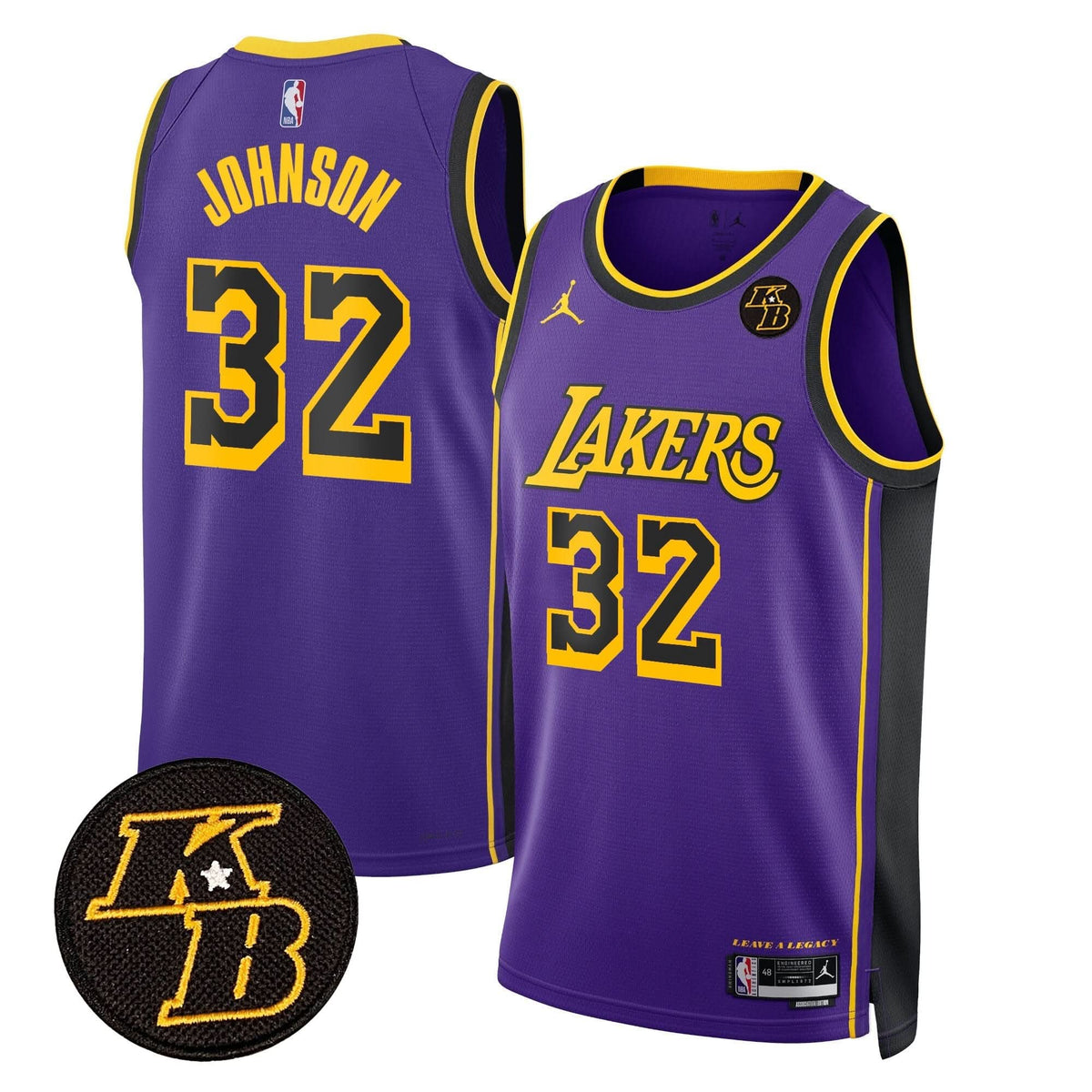 LAL Kobe Bryant Patch Swingman Jersey - Stitched