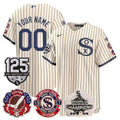 CustomCWS 125th Anniversary - World Series Champions Jersey - Stitched