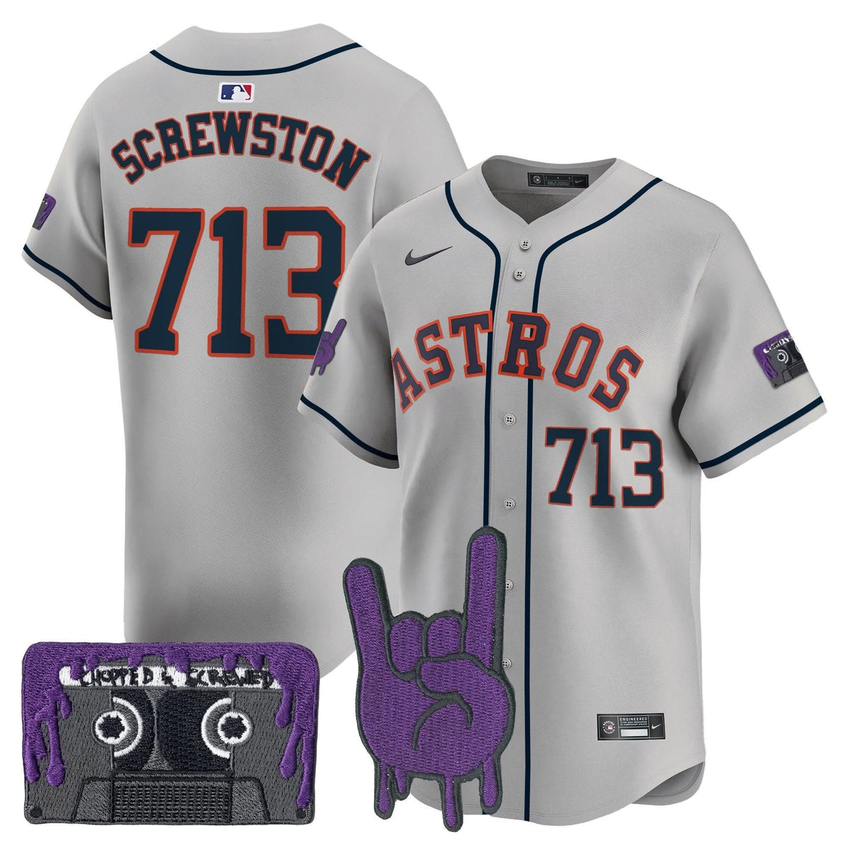HA DJ Screw Patch Vapor Premier Limited Jersey - Stitched