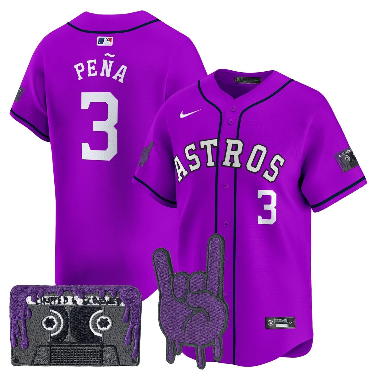 HA DJ Screw Patch Vapor Premier Limited Jersey - Stitched