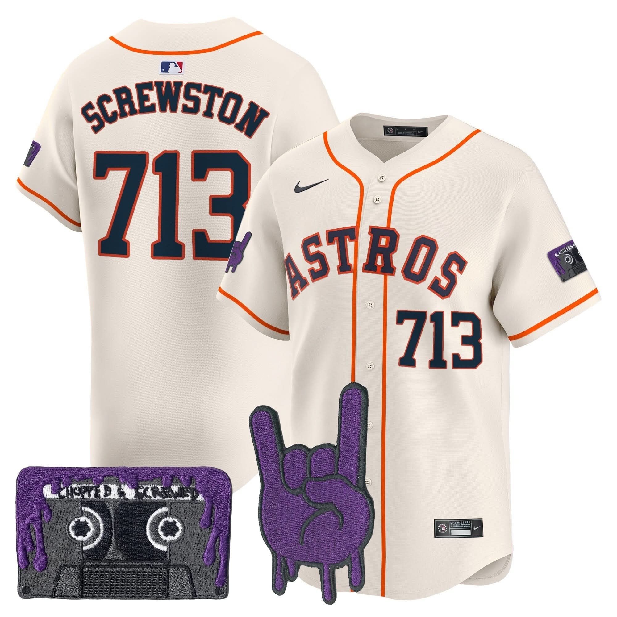 HA DJ Screw Patch Vapor Premier Limited Jersey - Stitched