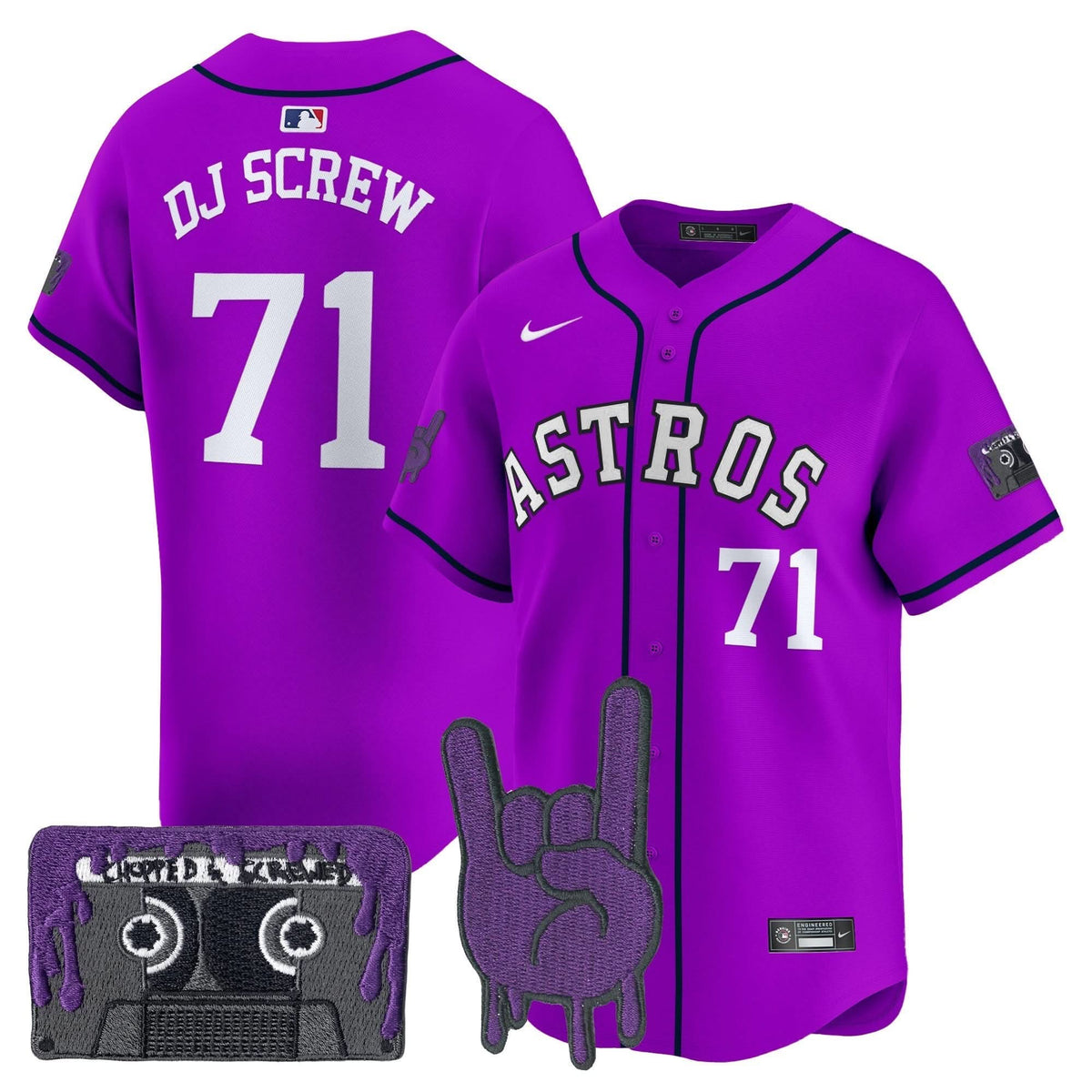 HA DJ Screw Patch Vapor Premier Limited Jersey - Stitched