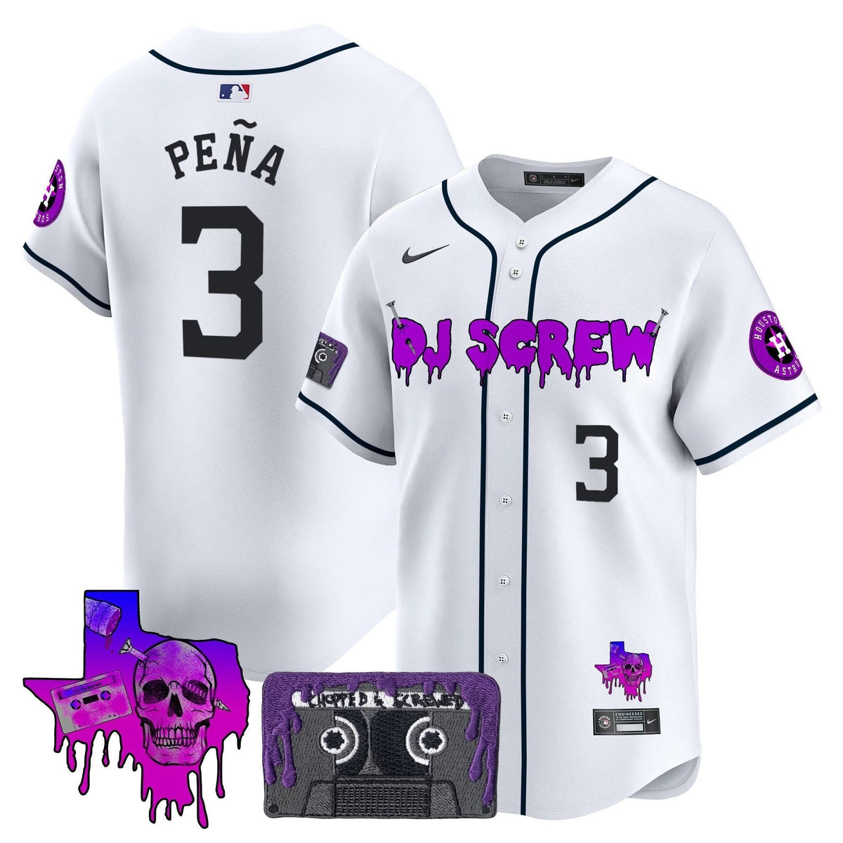 HA DJ Screw Patch Vapor Premier Limited Jersey V2 - Stitched