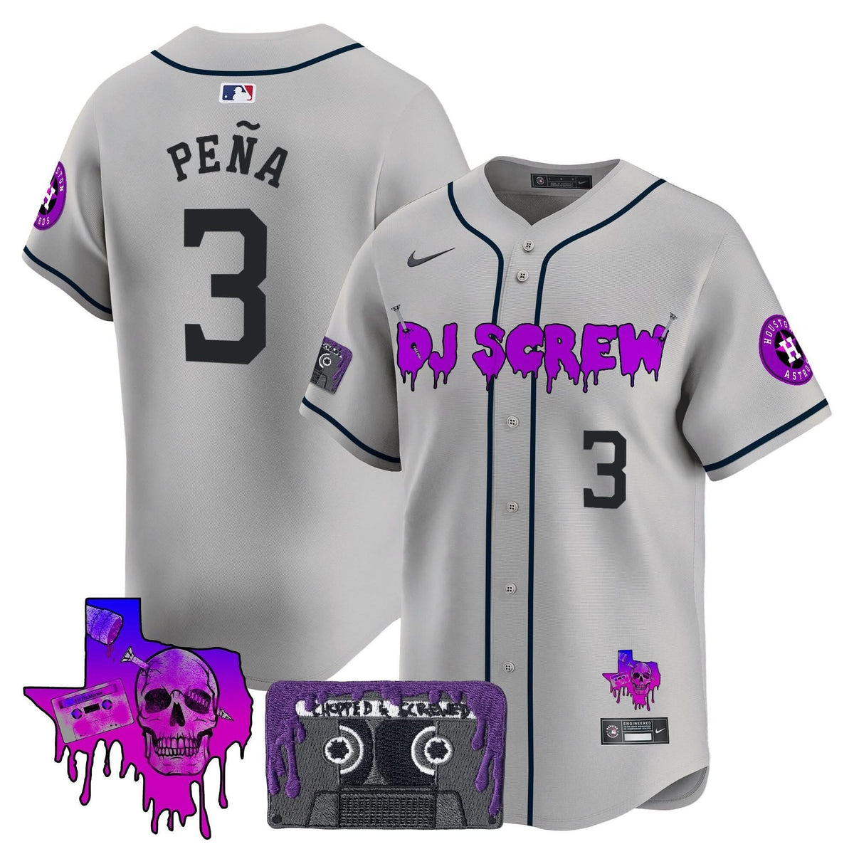 HA DJ Screw Patch Vapor Premier Limited Jersey V2 - Stitched