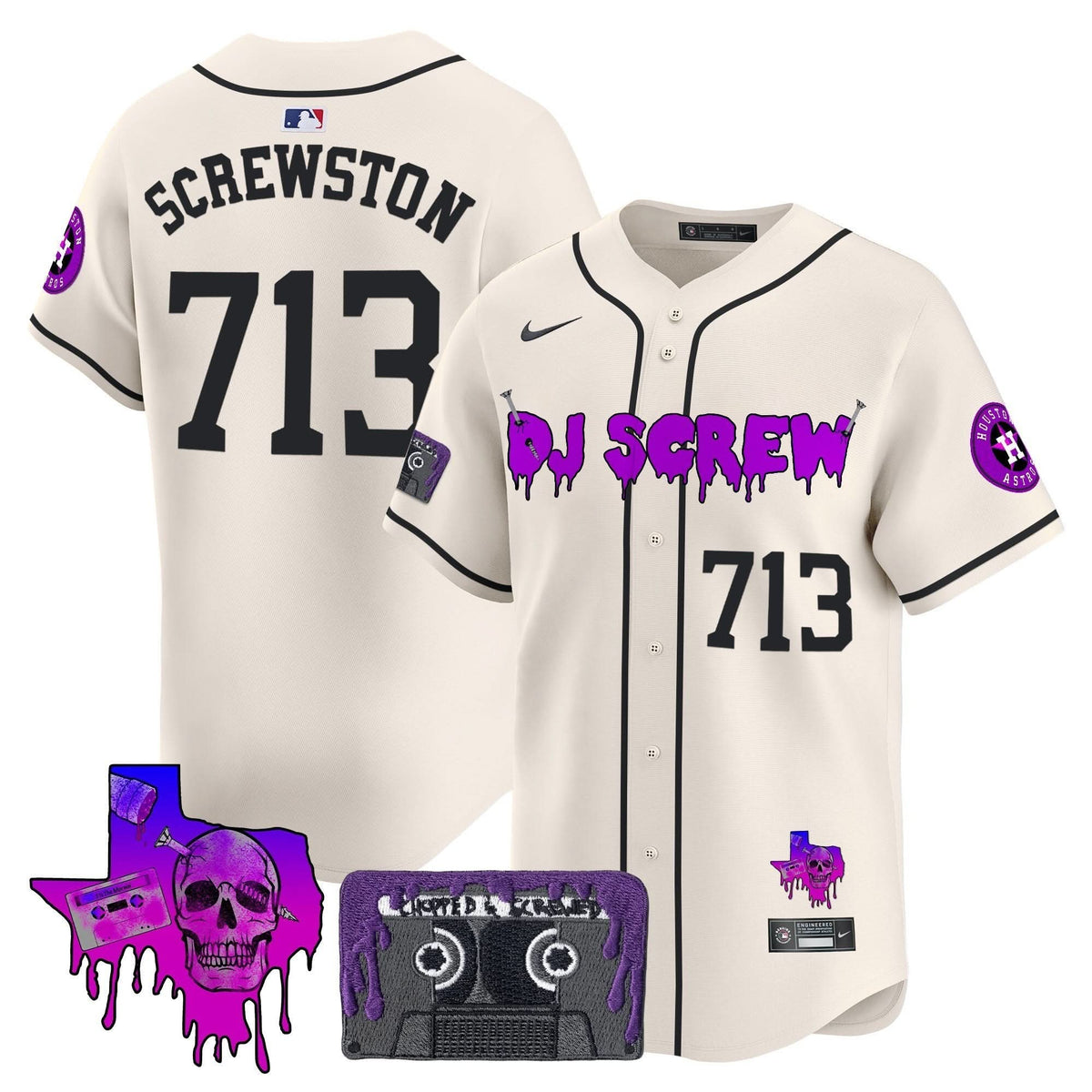 HA DJ Screw Patch Vapor Premier Limited Jersey V2 - Stitched