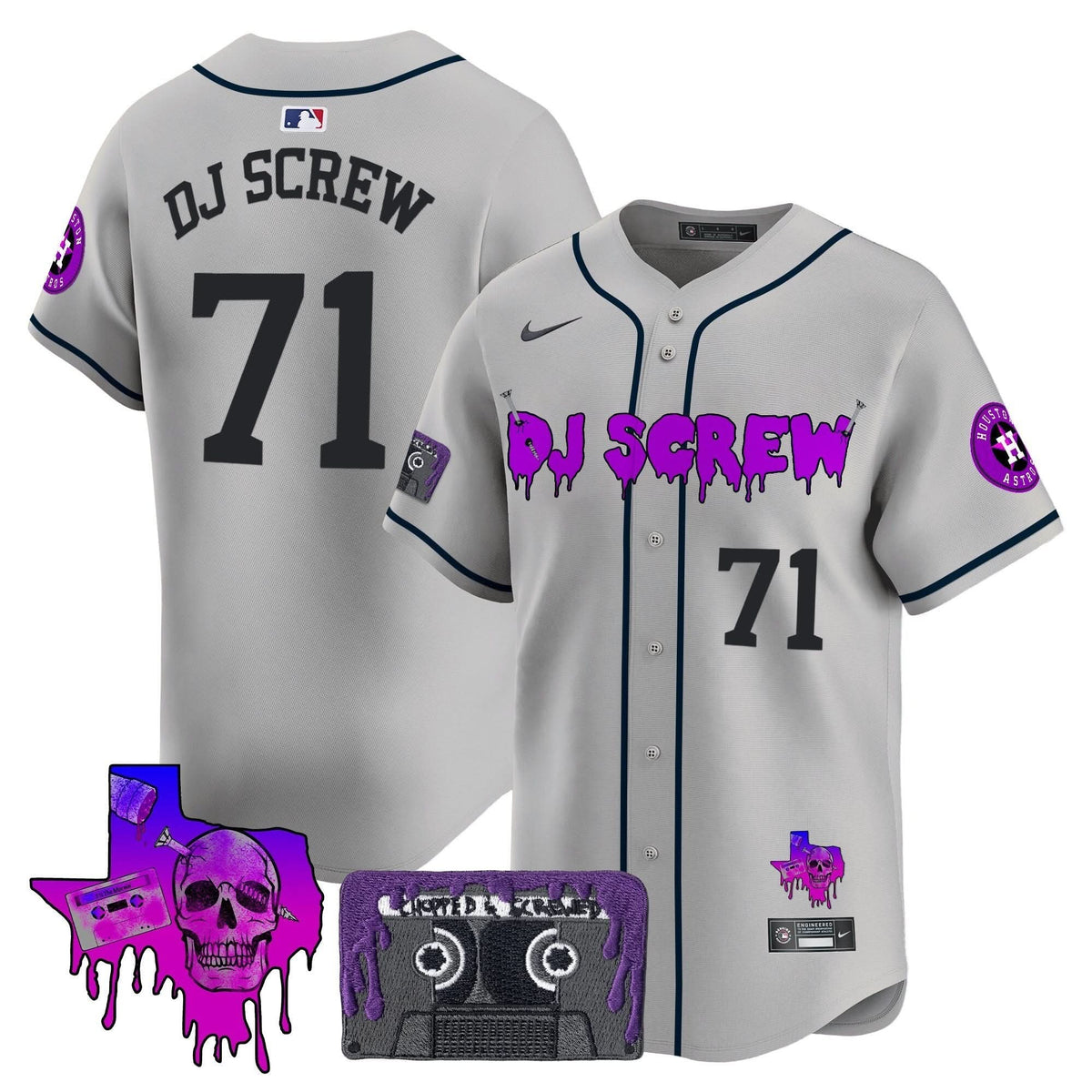 HA DJ Screw Patch Vapor Premier Limited Jersey V2 - Stitched