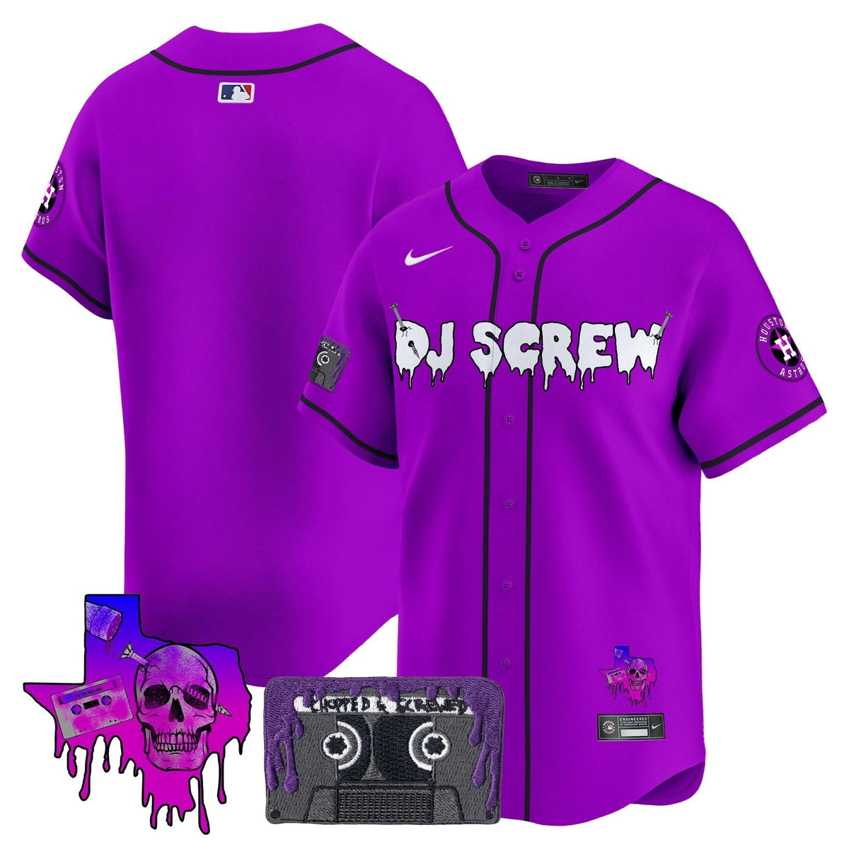 HA DJ Screw Patch Vapor Premier Limited Jersey V2 - Stitched