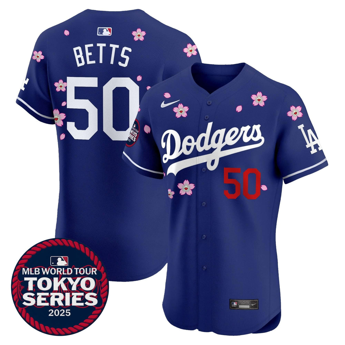 LAD Tokyo Series 2025 Vapor Premier Elite Jersey - Stitched