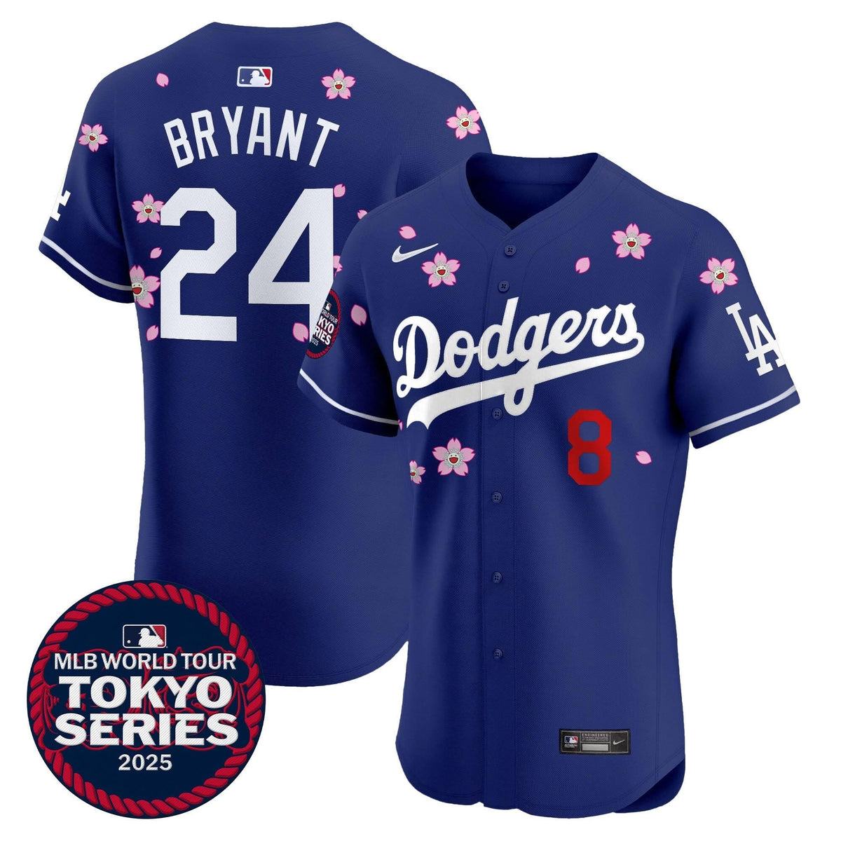 LAD Tokyo Series 2025 Vapor Premier Elite Jersey - Stitched