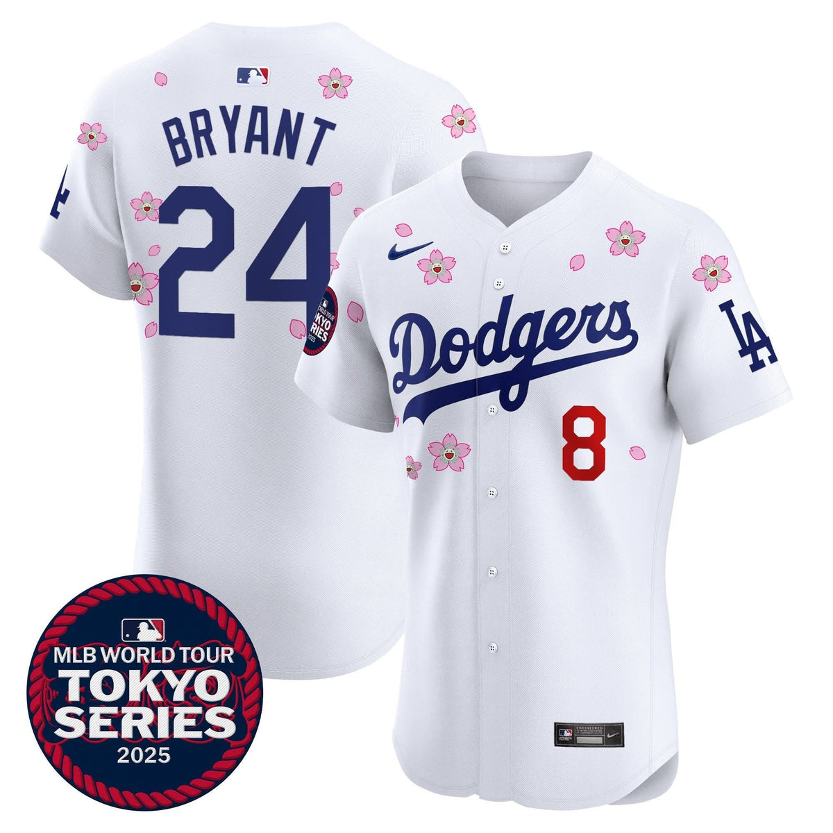 LAD Tokyo Series 2025 Vapor Premier Elite Jersey - Stitched