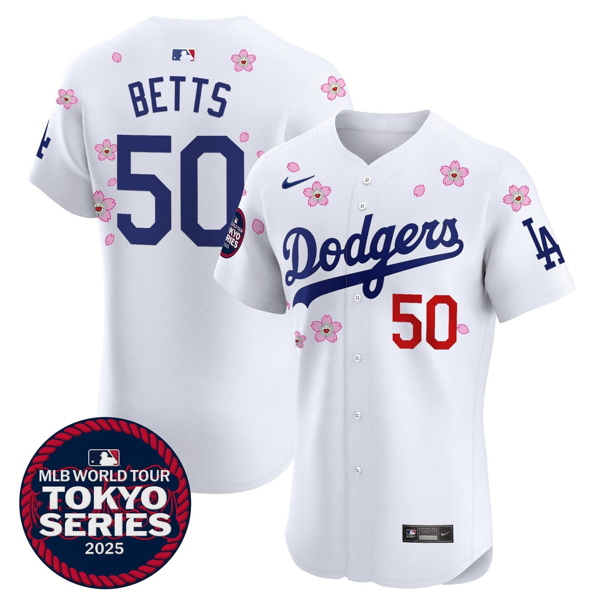 LAD Tokyo Series 2025 Vapor Premier Elite Jersey - Stitched