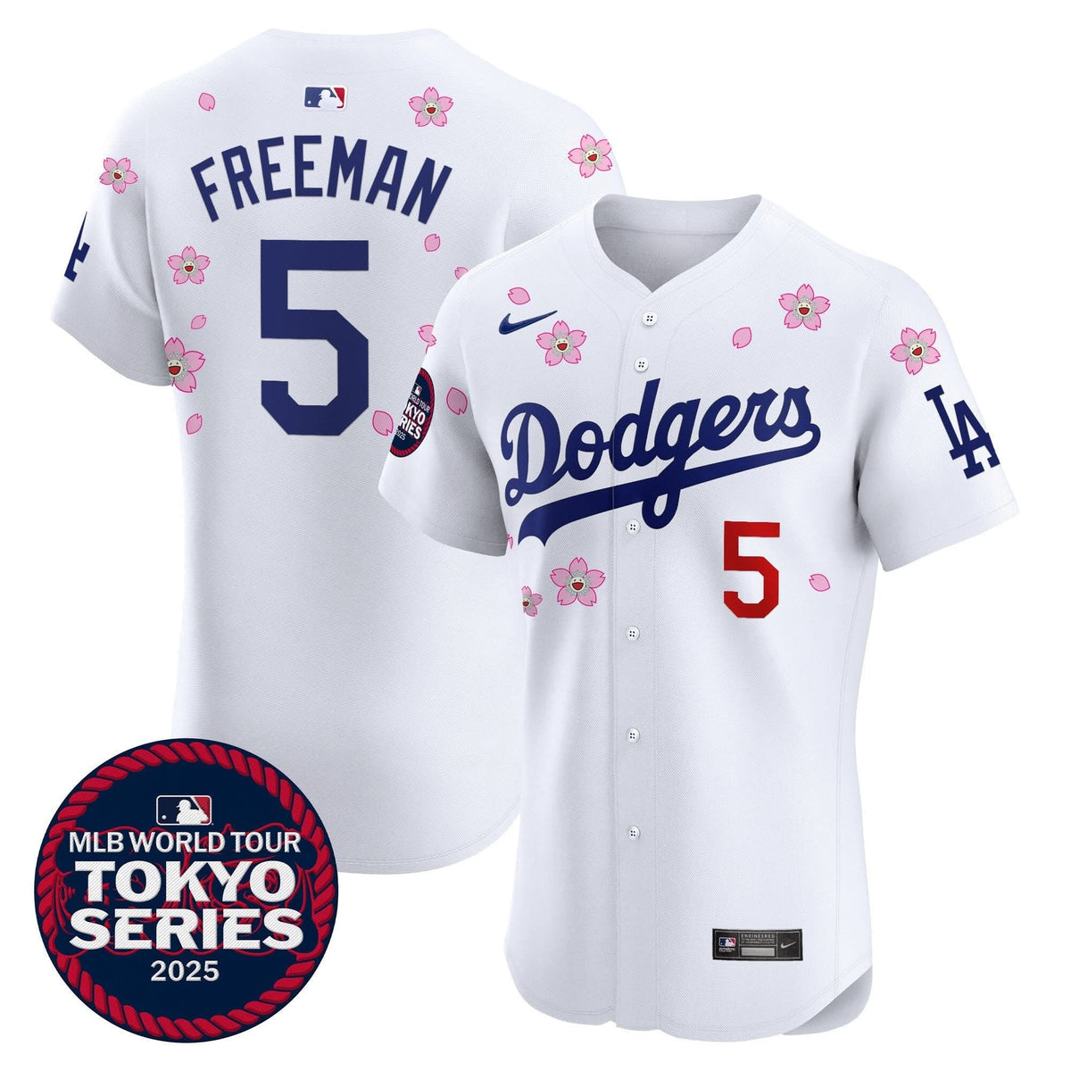 LAD Tokyo Series 2025 Vapor Premier Elite Jersey - Stitched