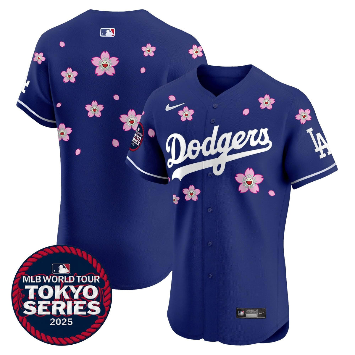 LAD Tokyo Series 2025 Vapor Premier Elite Jersey - Stitched