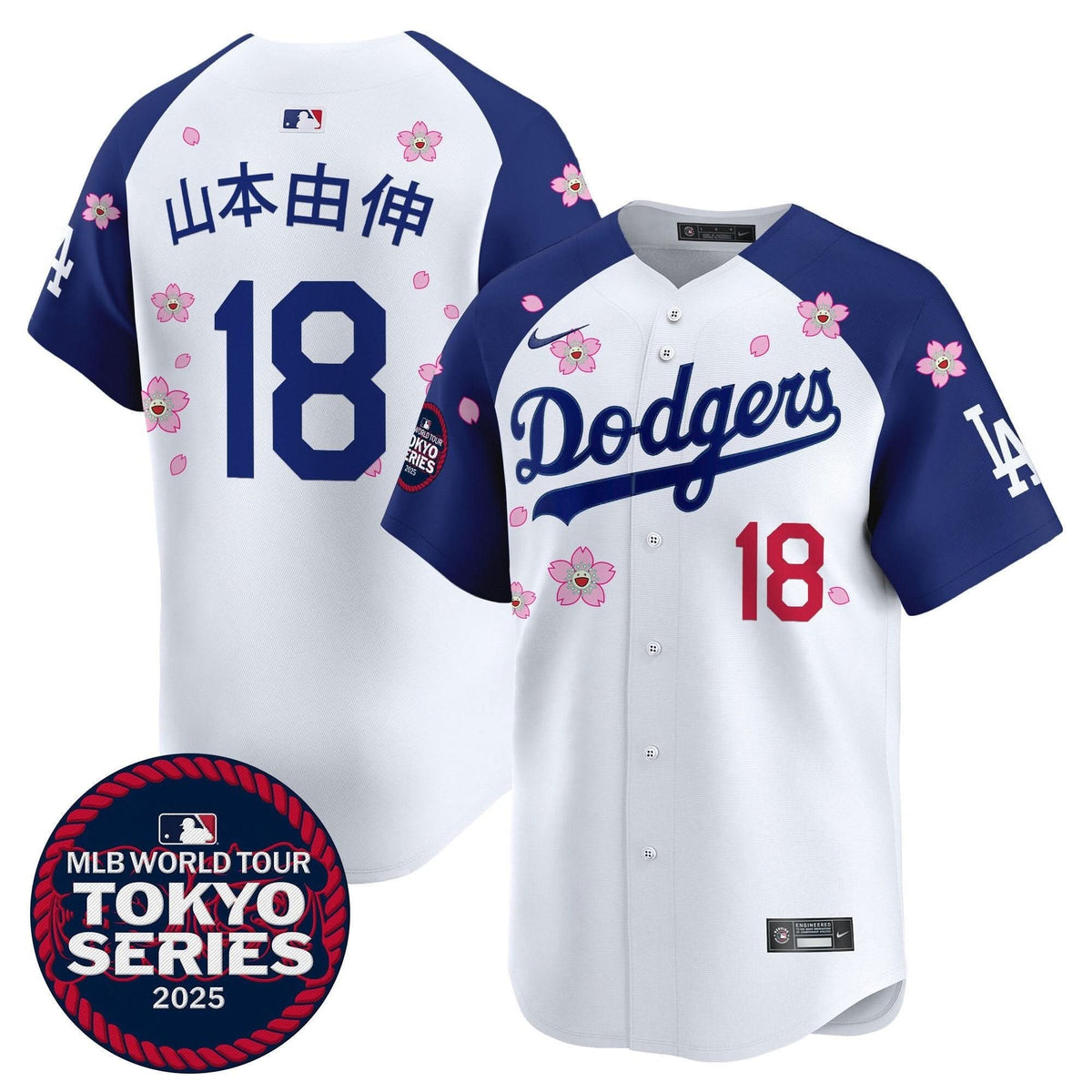 LAD Tokyo Series 2025 Vapor Premier Limited Jersey V2 - Stitched