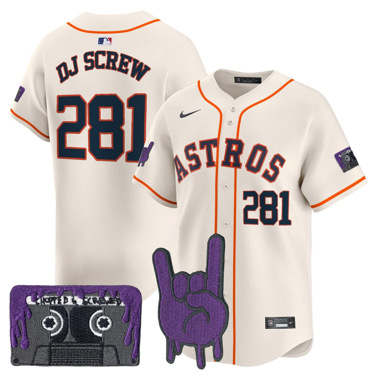 HA DJ Screw Patch Vapor Premier Limited Jersey - Stitched
