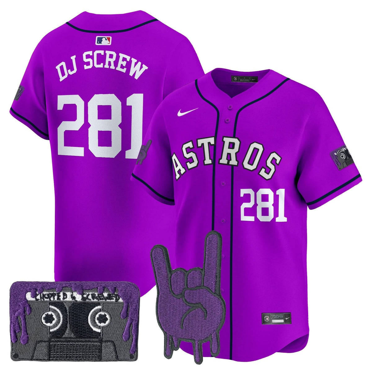 HA DJ Screw Patch Vapor Premier Limited Jersey - Stitched
