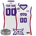 TCU Horned Frogs 2025 BIG 12 Women's Conference Tournament Champions Lightweight Basketball Custom Jersey - Stitched