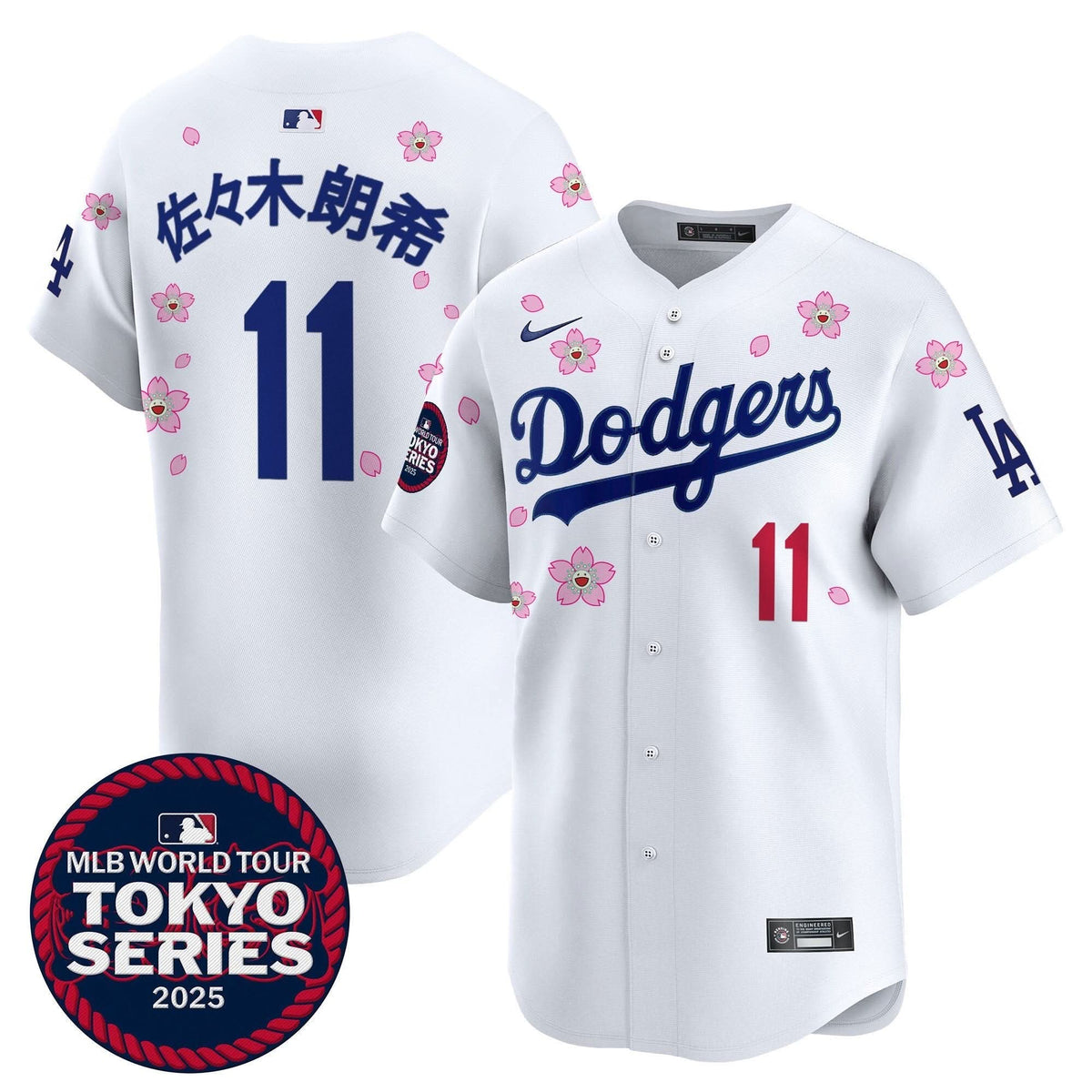 LAD Tokyo Series 2025 Vapor Premier Limited Jersey V2 - Stitched