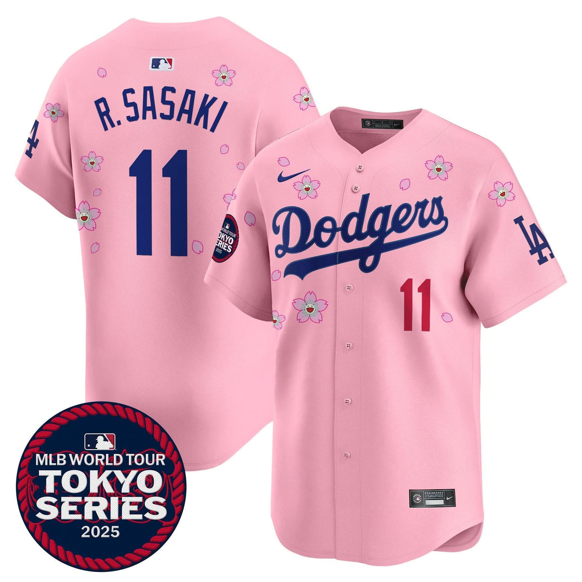 LAD Tokyo Series 2025 Vapor Premier Limited Jersey V2 - Stitched