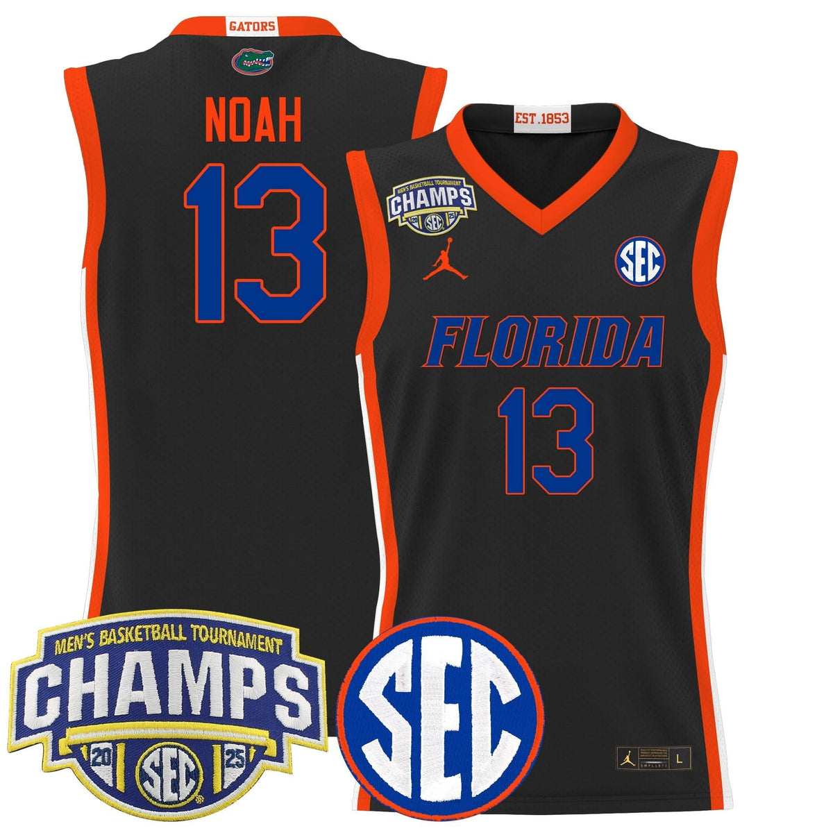 FG 2025 SEC Conference Tournament Champions Basketball Jersey - Stitched