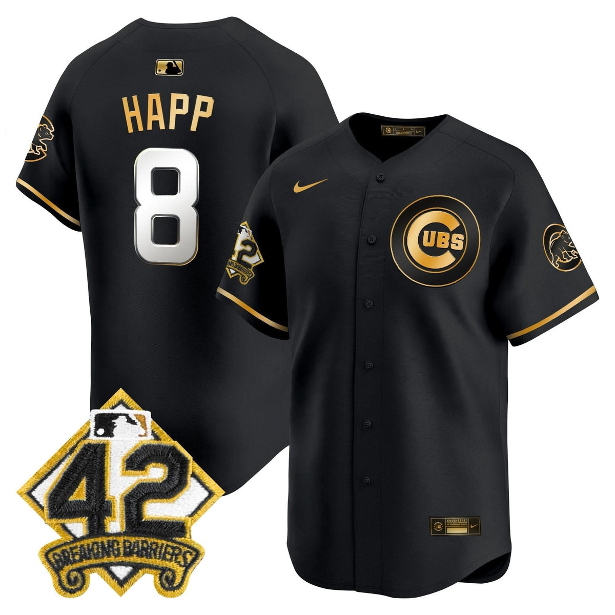 CC 2025 Jackie Robinson Patch Vapor Premier Limited Jersey - Stitched