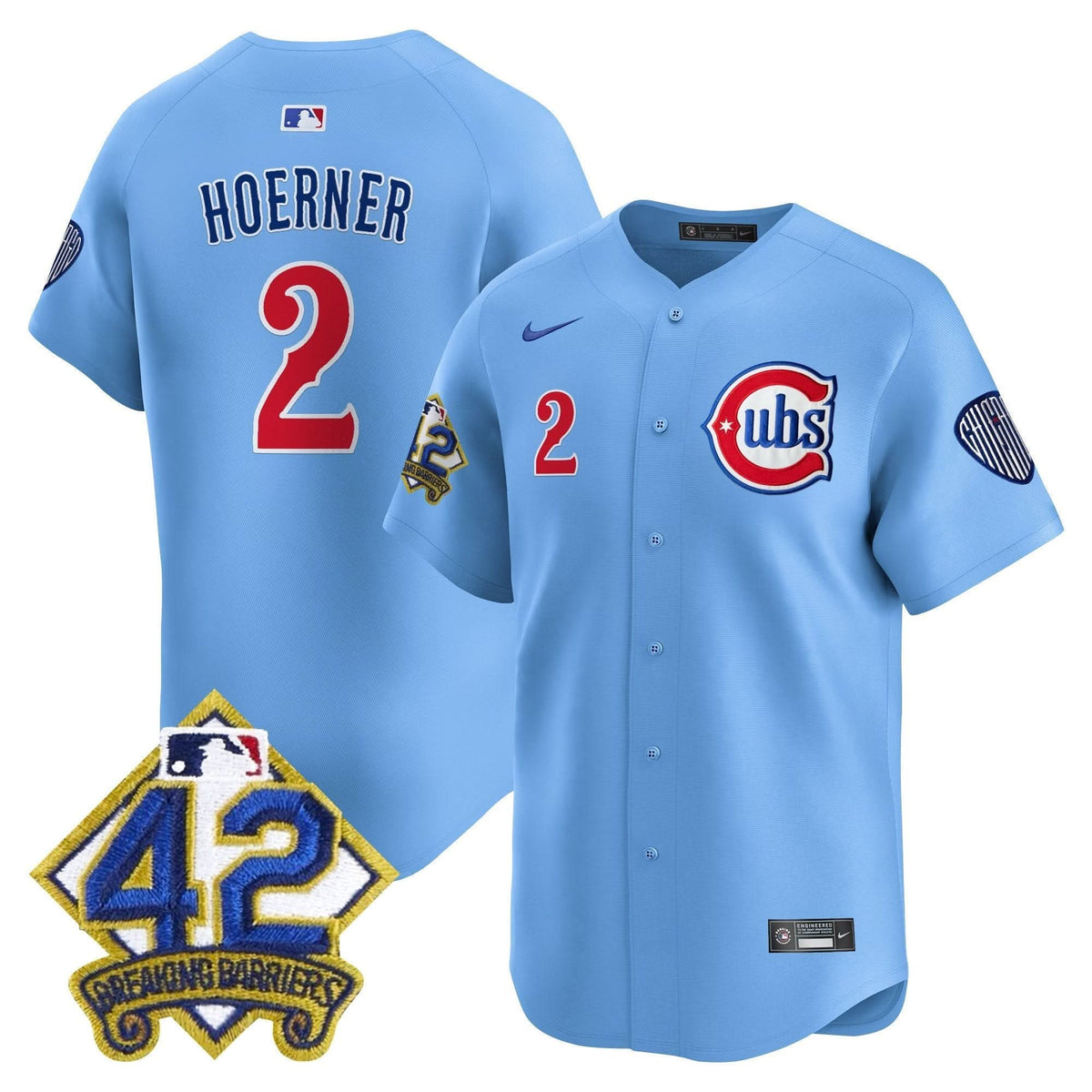 CC 2025 Jackie Robinson Patch Vapor Premier Limited Jersey - Stitched