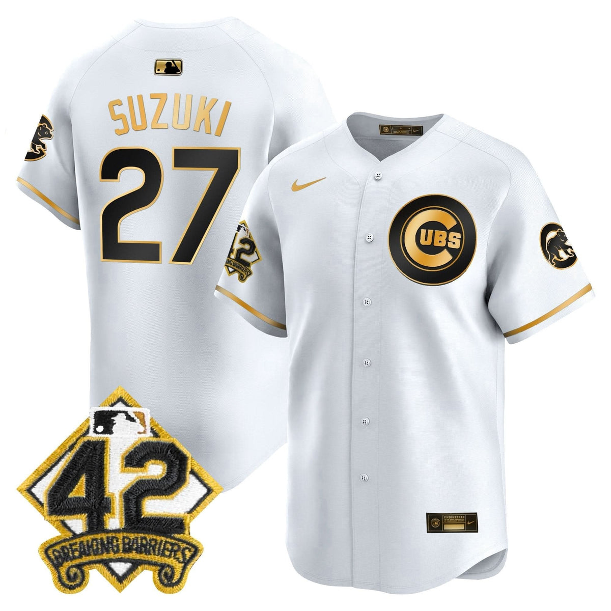 CC 2025 Jackie Robinson Patch Vapor Premier Limited Jersey - Stitched