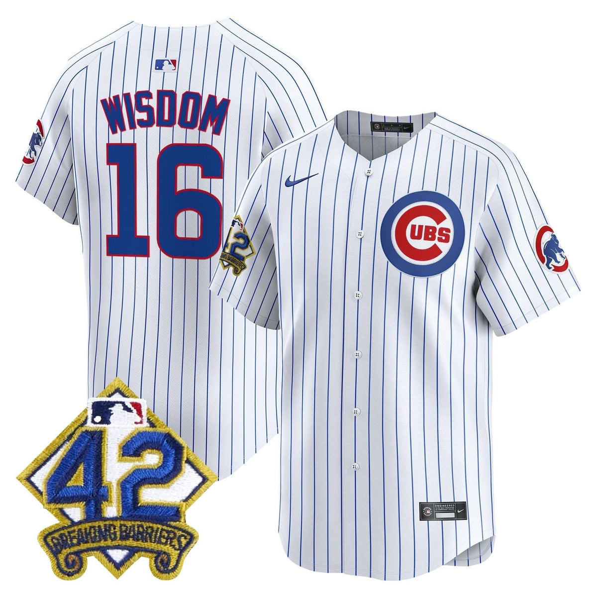 CC 2025 Jackie Robinson Patch Vapor Premier Limited Jersey - Stitched