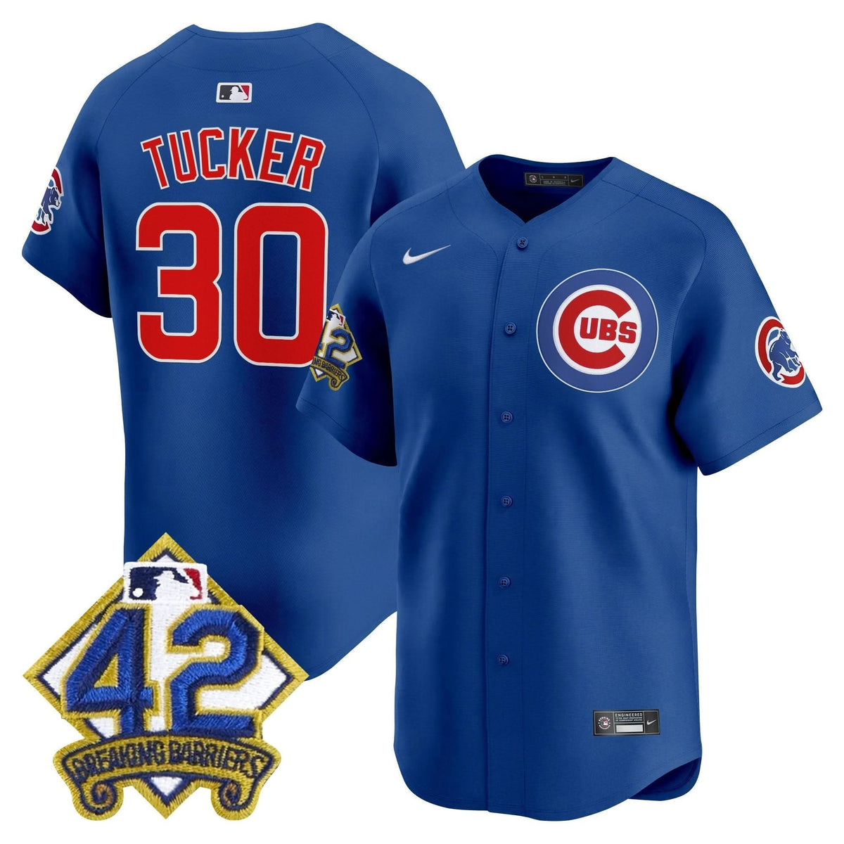 CC 2025 Jackie Robinson Patch Vapor Premier Limited Jersey - Stitched