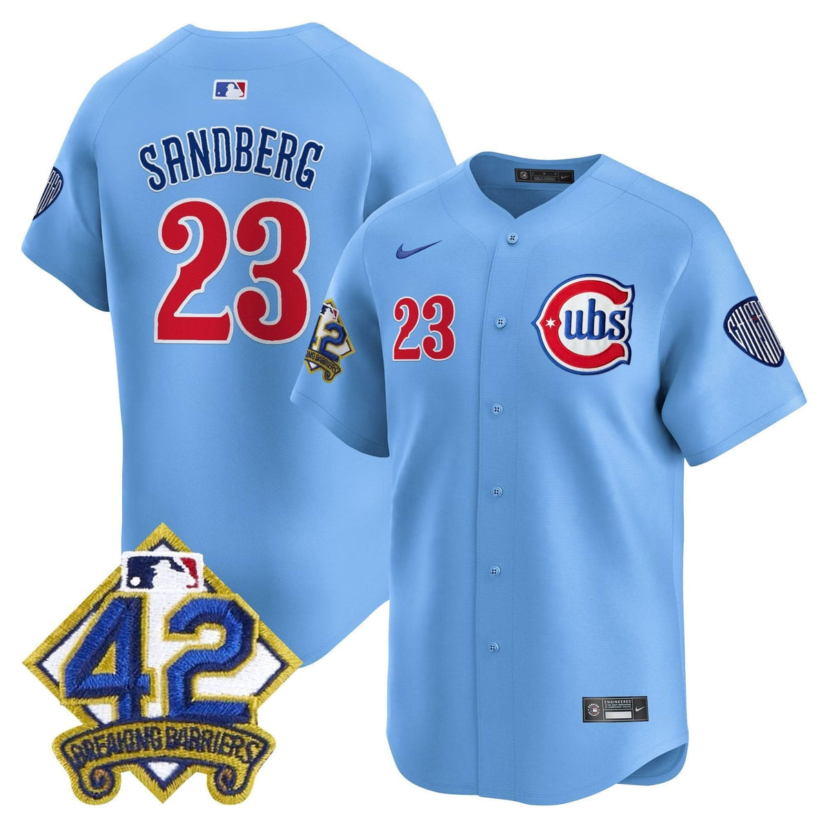 CC 2025 Jackie Robinson Patch Vapor Premier Limited Jersey - Stitched