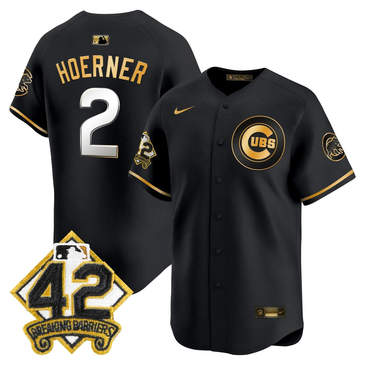 CC 2025 Jackie Robinson Patch Vapor Premier Limited Jersey - Stitched
