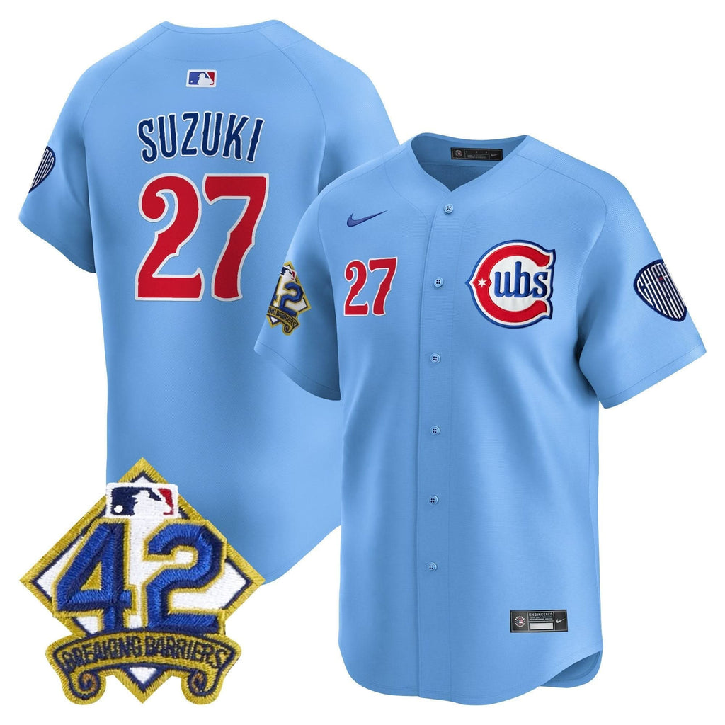 CC 2025 Jackie Robinson Patch Vapor Premier Limited Jersey - Stitched