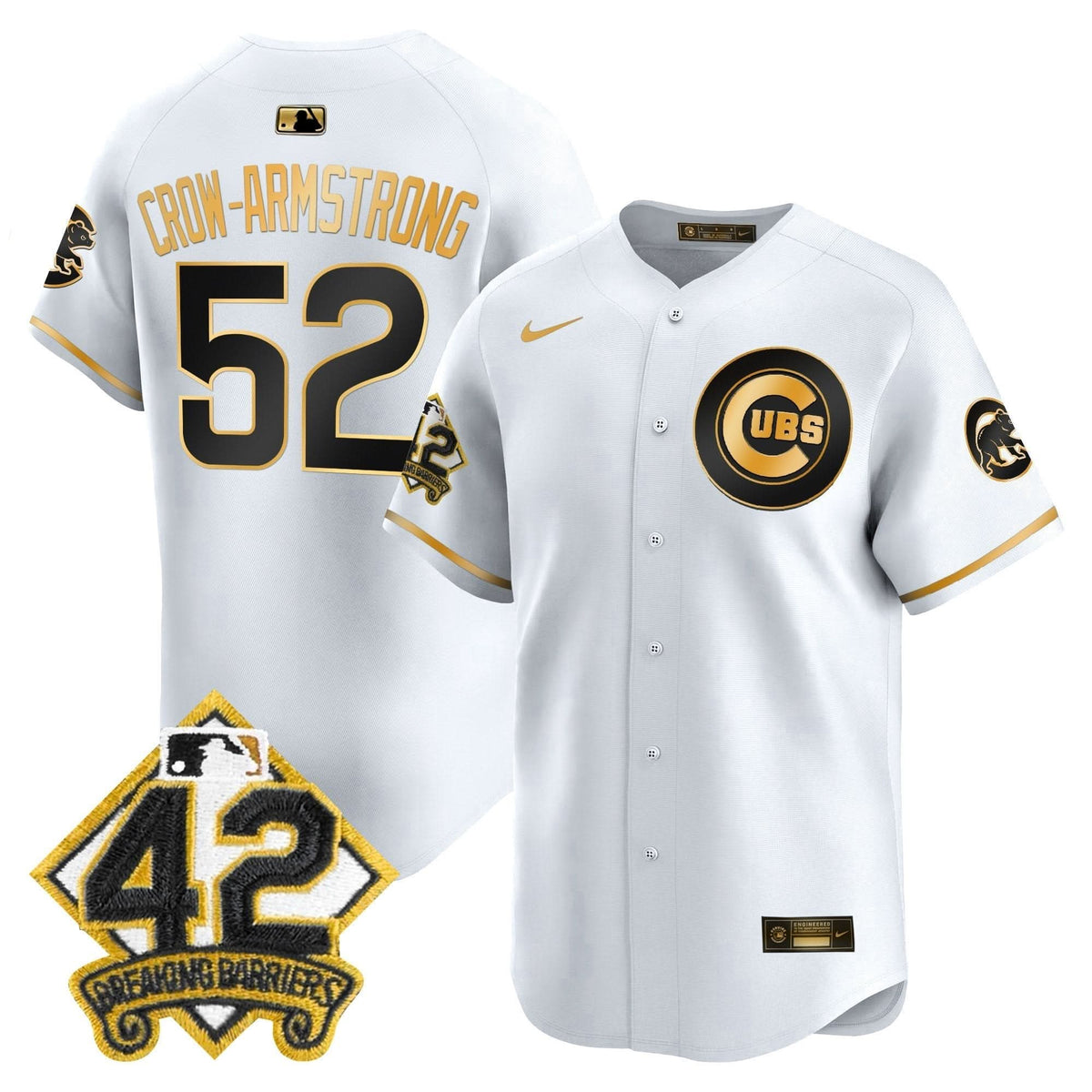 CC 2025 Jackie Robinson Patch Vapor Premier Limited Jersey - Stitched