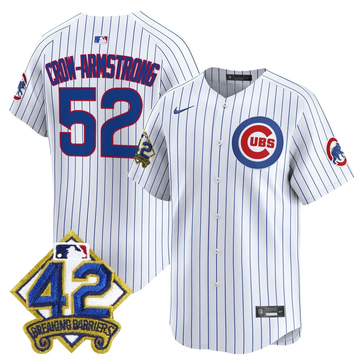 CC 2025 Jackie Robinson Patch Vapor Premier Limited Jersey - Stitched