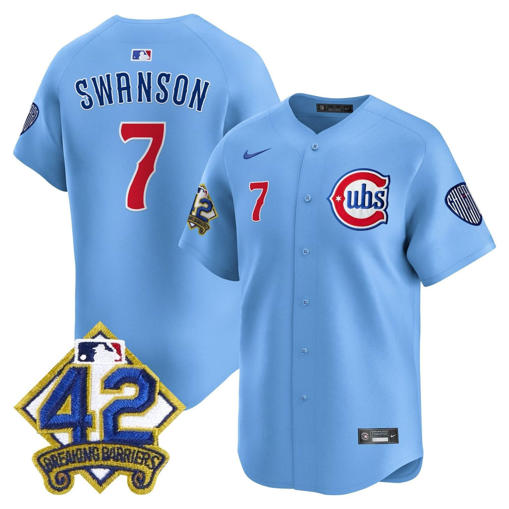 CC 2025 Jackie Robinson Patch Vapor Premier Limited Jersey - Stitched