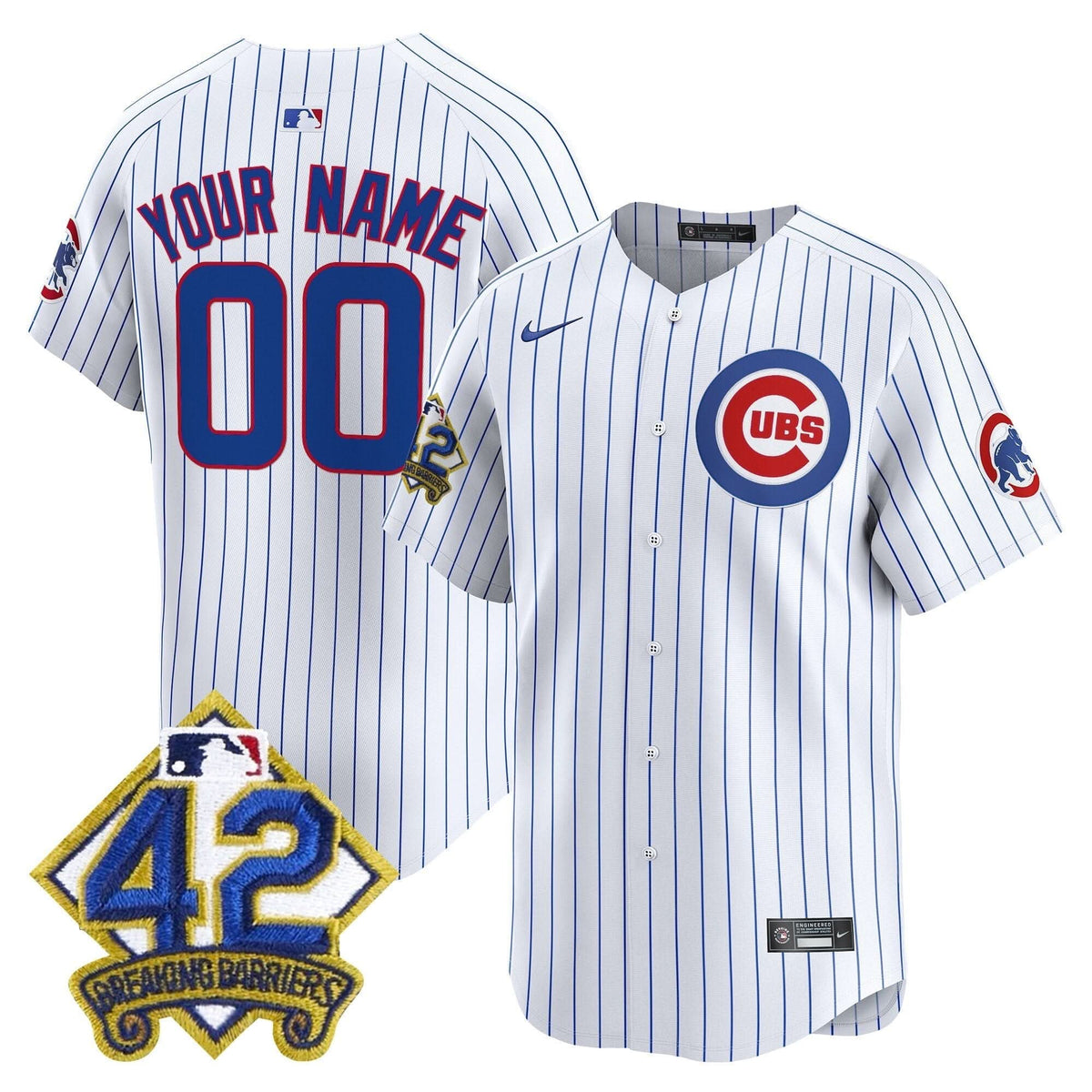 CC 2025 Jackie Robinson Patch Vapor Premier Limited Custom Jersey - Stitched