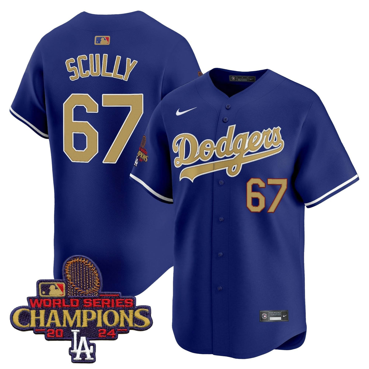 LAD 2025 Gold Vapor Premier Limited Jersey - Stitched
