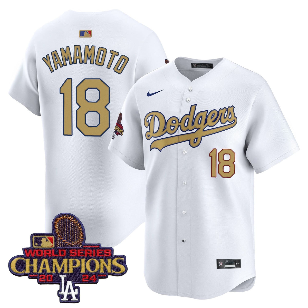 LAD 2025 Gold Vapor Premier Limited Jersey - Stitched
