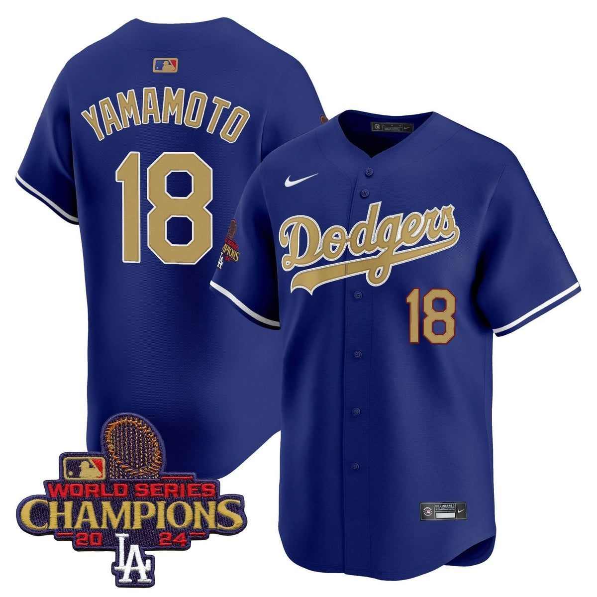 LAD 2025 Gold Vapor Premier Limited Jersey - Stitched