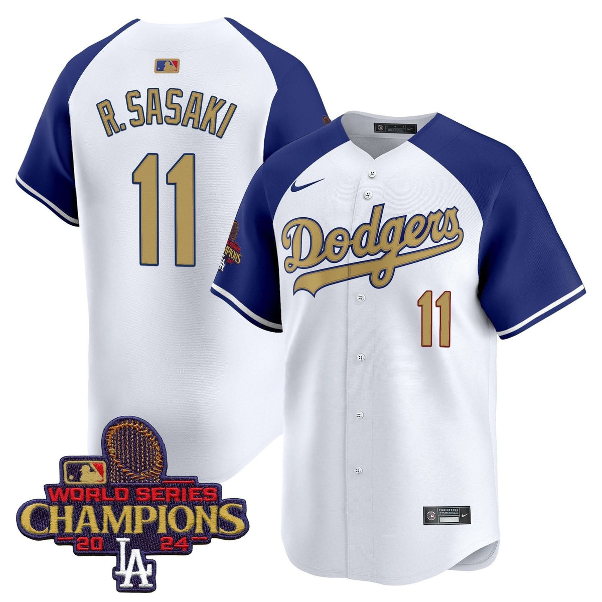 LAD 2025 Gold Vapor Premier Limited Jersey - Stitched