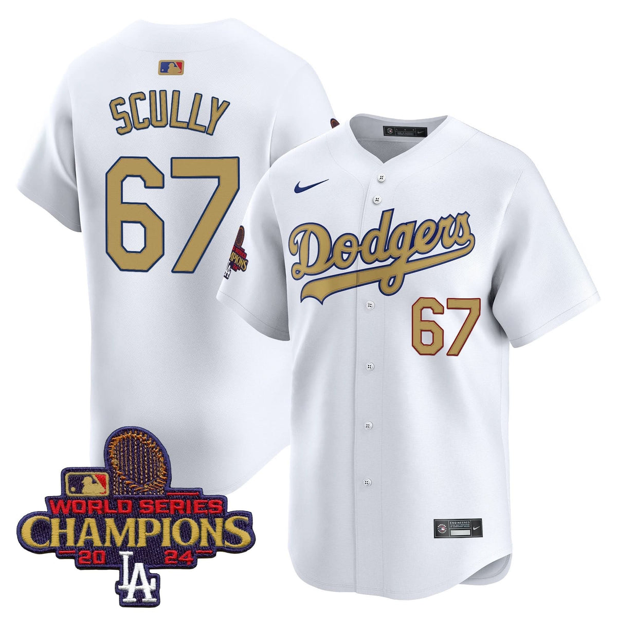 LAD 2025 Gold Vapor Premier Limited Jersey - Stitched