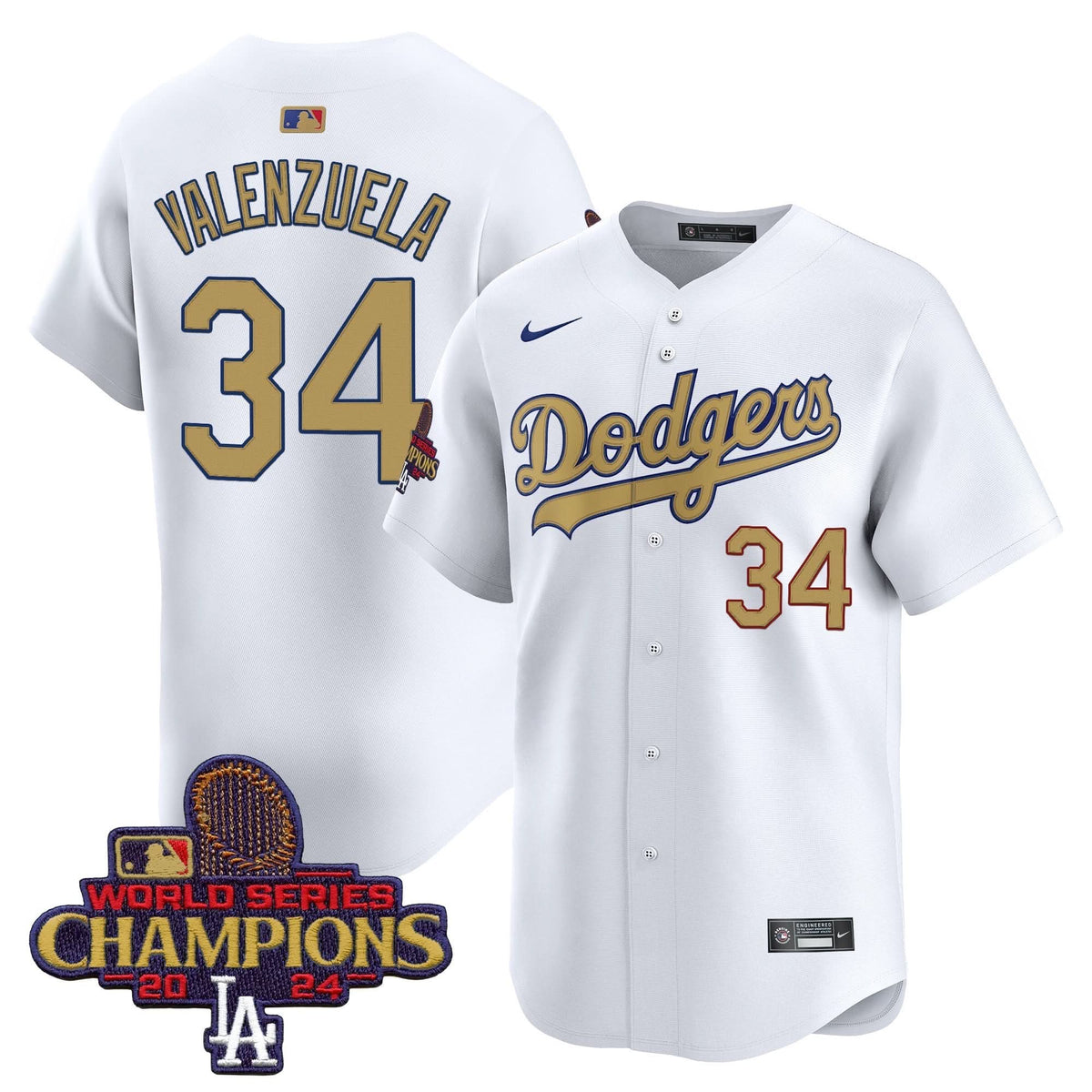 LAD 2025 Gold Vapor Premier Limited Jersey - Stitched