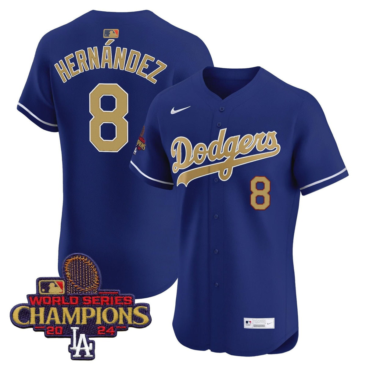 LAD 2025 Gold Vapor Premier Elite Jersey - Stitched