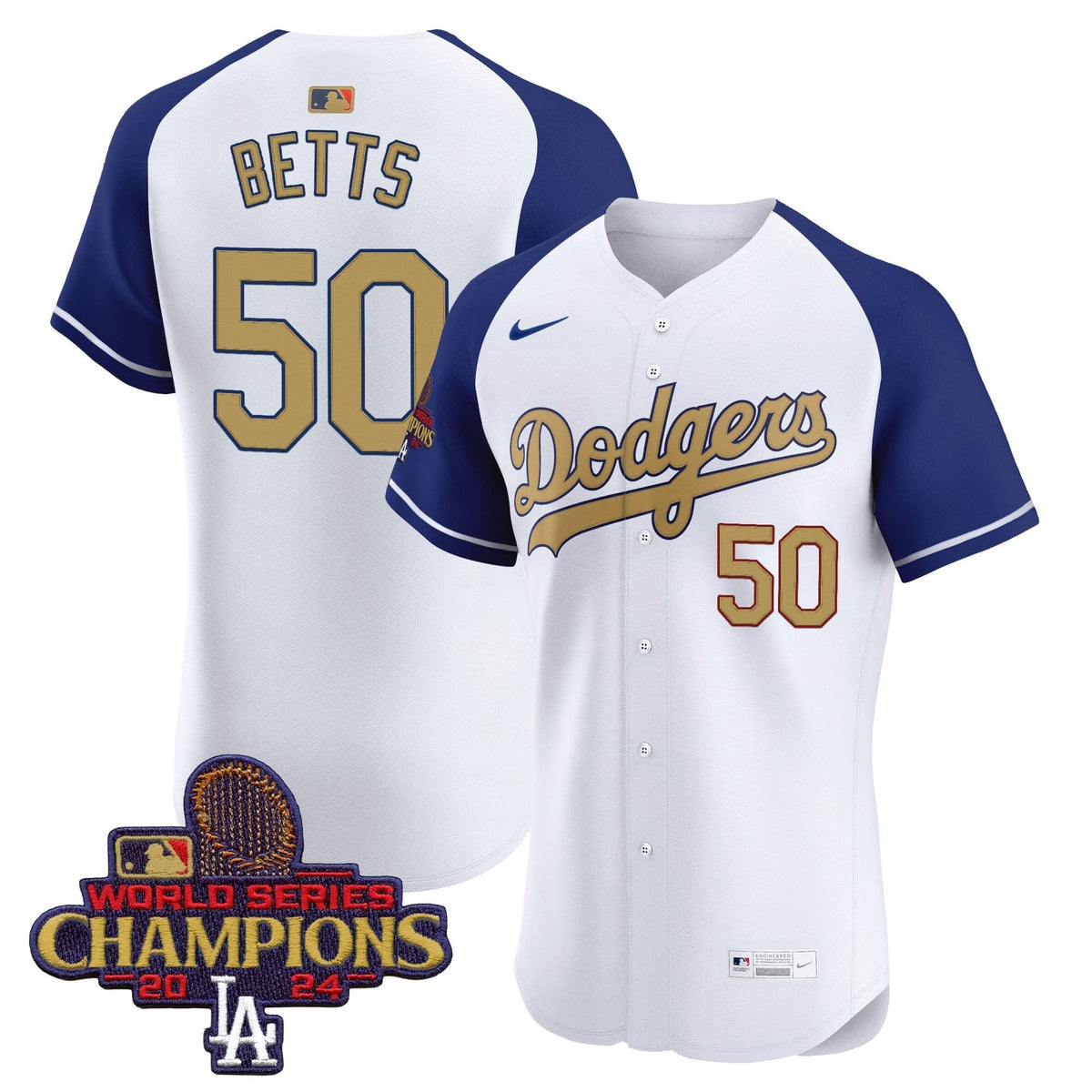 LAD 2025 Gold Vapor Premier Elite Jersey - Stitched
