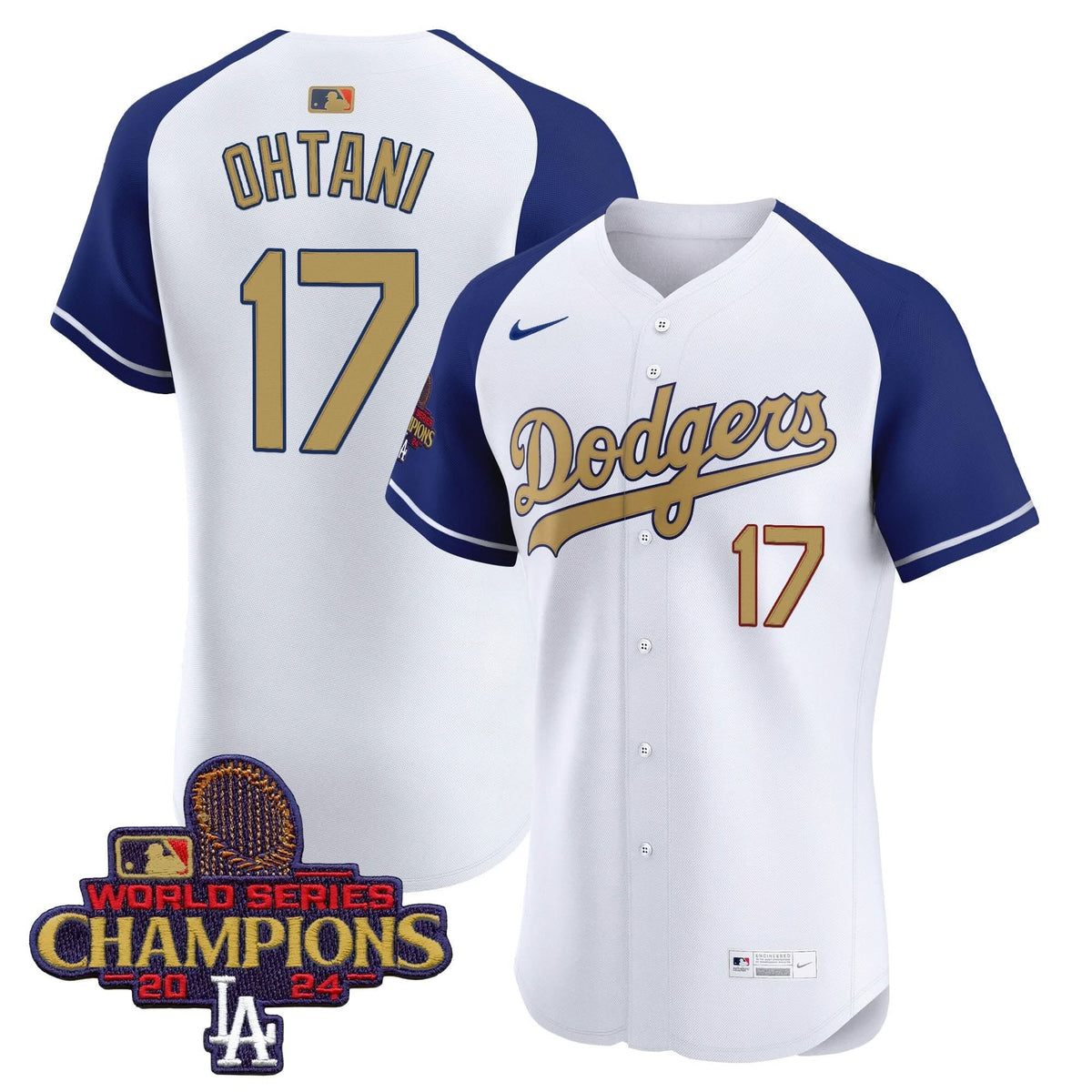 LAD 2025 Gold Vapor Premier Elite Jersey - Stitched