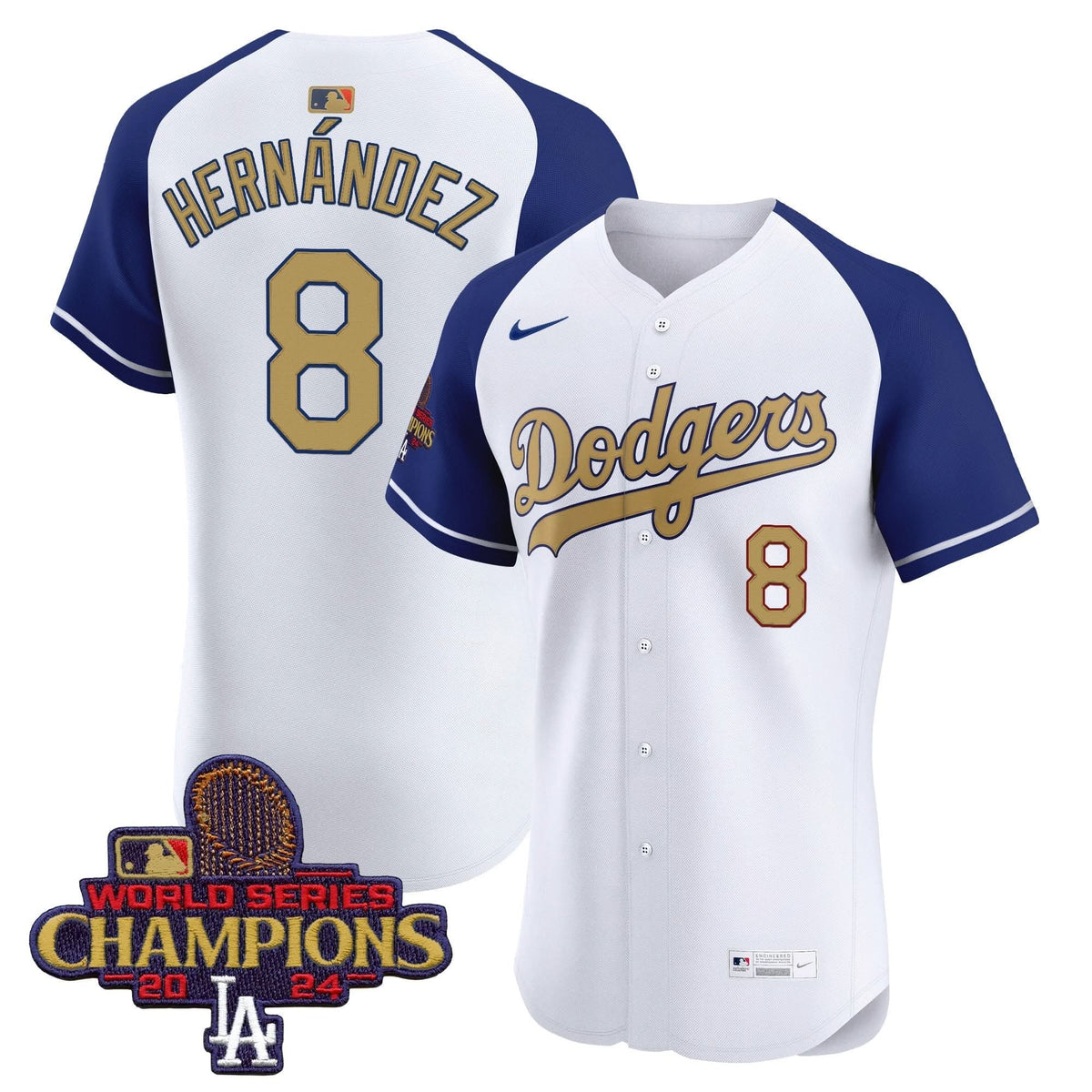 LAD 2025 Gold Vapor Premier Elite Jersey - Stitched